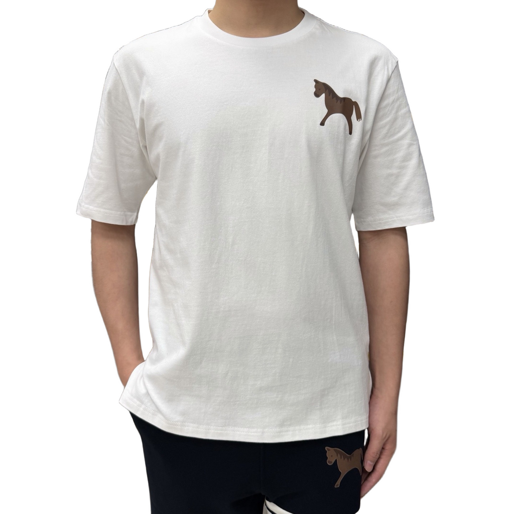 Four-Bar Crew Neck Short Sleeve T-Shirt | Thom Browne