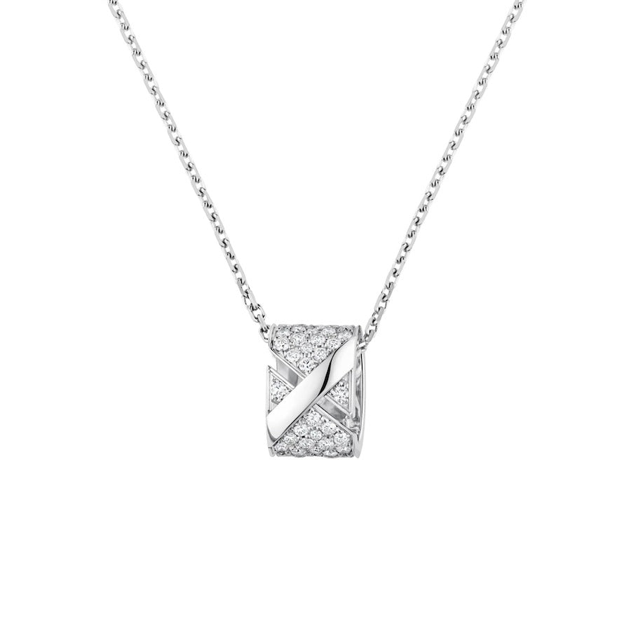 CHAUMET LIENS EVIDENCE DIAMOND PAVED NECKLACE