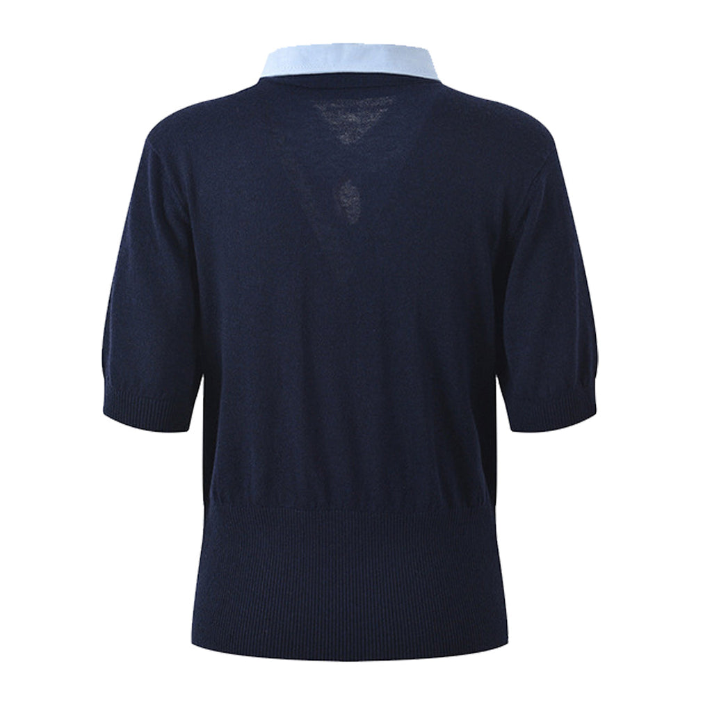 Women Ribbon POLO shirt