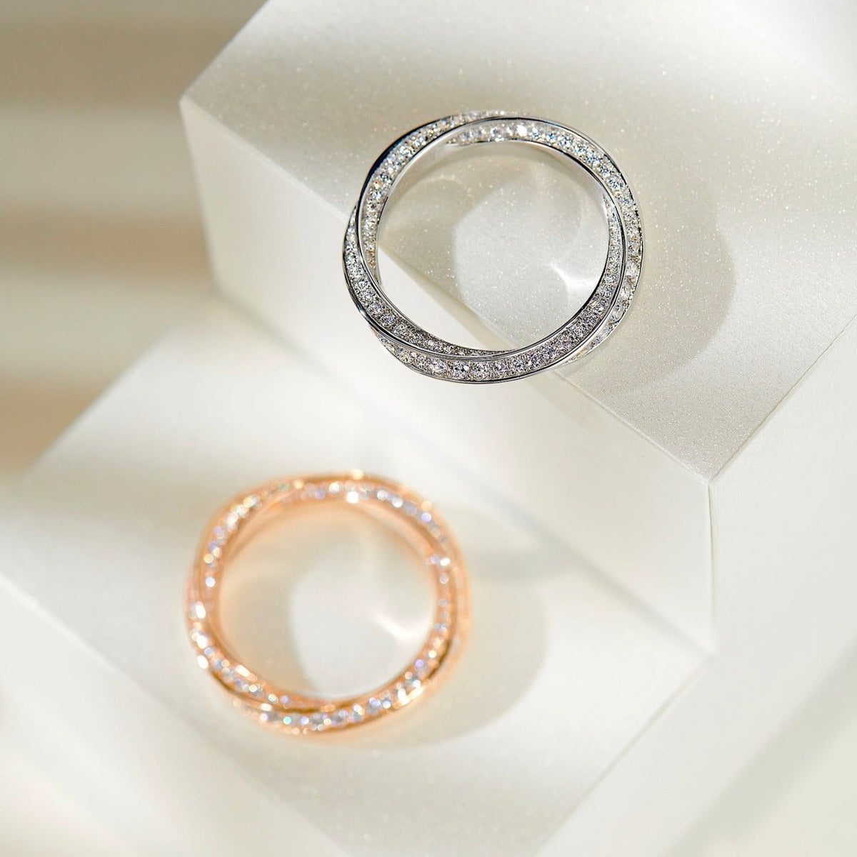 TIFFANY SPIRAL DIAMOND RING