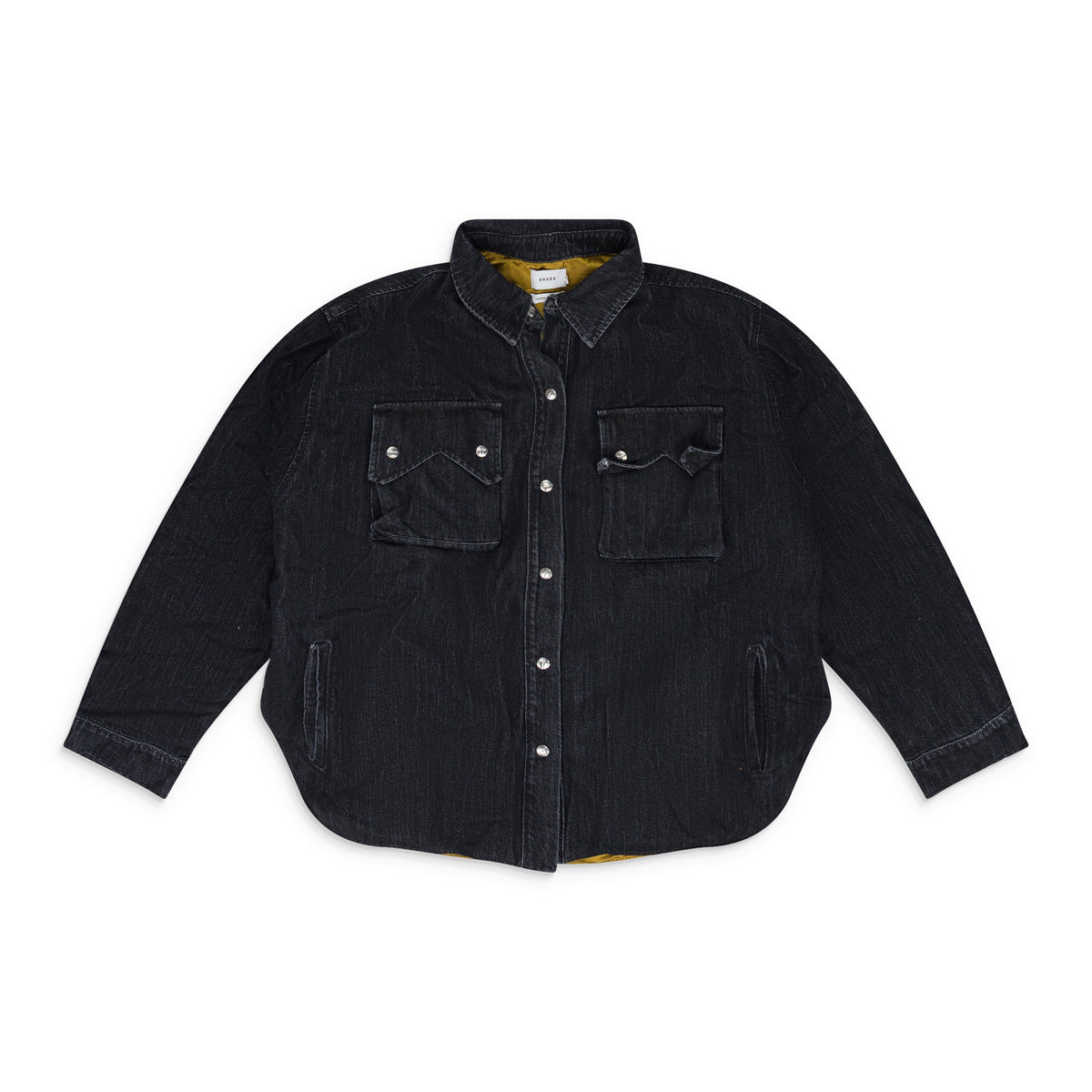 Black Denim Overshirt