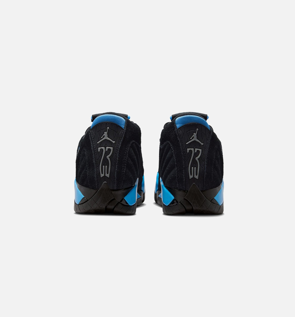 Air Jordan 14 Retro Black University Blue Grade School Lifestyle Shoes | Black / White / University Blue