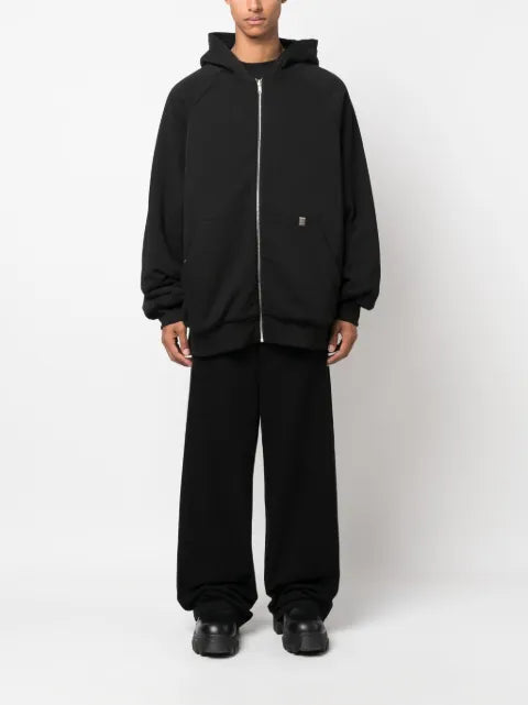 1017 ALYX 9SM slogan-print zip-up hoodie