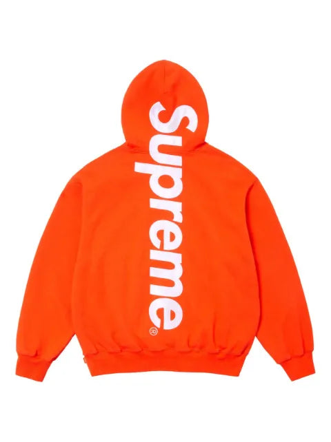 Supreme satin-appliqué hoodie