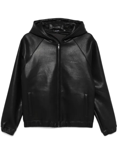 Daily Paper faux-leather jacket