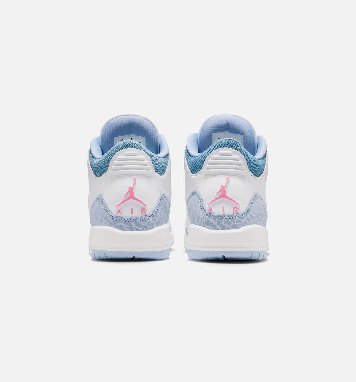 Air Jordan 3 Retro Cobalt Bliss Big Kids' Lifestyle Shoes - White/Cobalt Bliss/Football Grey/Pink Glow