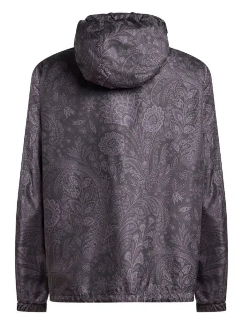 ETRO floral paisley windbreaker jacket