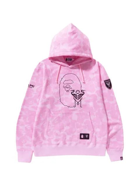 A BATHING APE® x BAPE Inter Miami CF camo hoodie