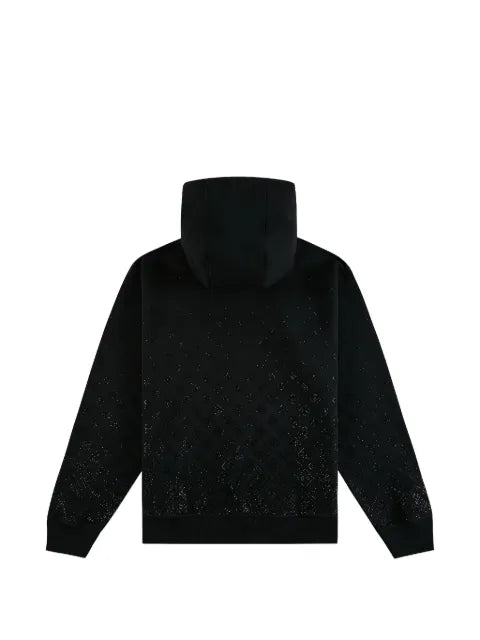 Casablanca Crystal Monogram zip-up hoodie