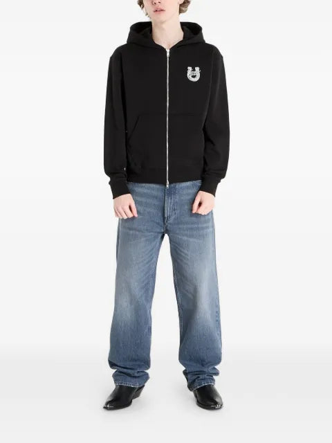 Kenzo Lunar New Year zip-up graphic hoodie