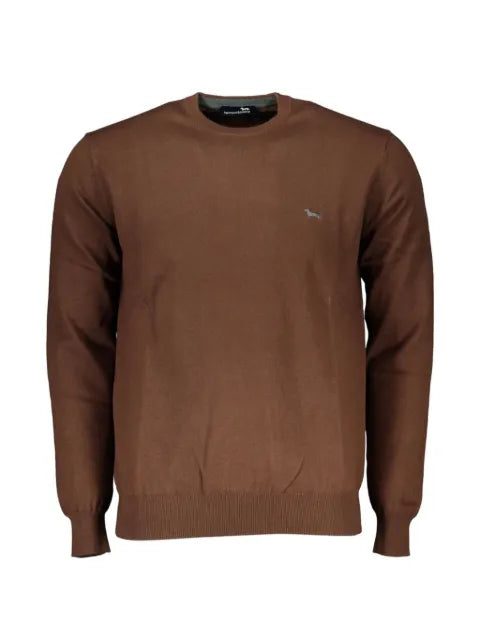 Harmont & Blaine embroidered crew-neck sweater