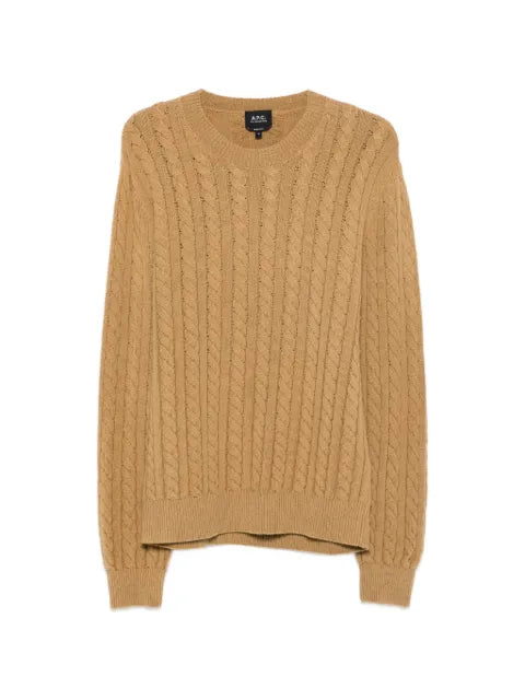A.P.C. cable-knit wool sweater