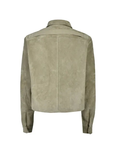 Rick Owens Alice suede panelled jacket