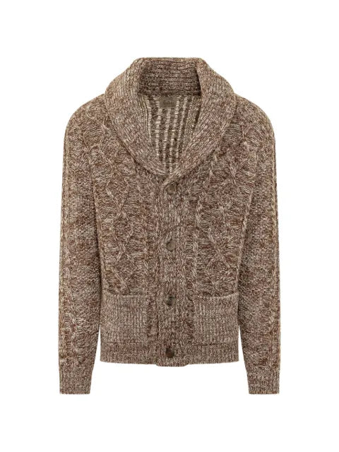RAKKI shawl-collar cardigan