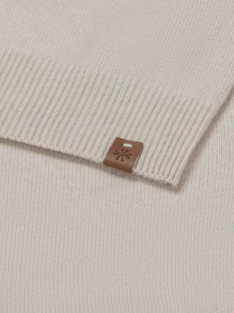 Jacob Cohën logo-patch ribbed-trim sweater