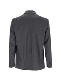 Barena flannel single-breasted blazer
