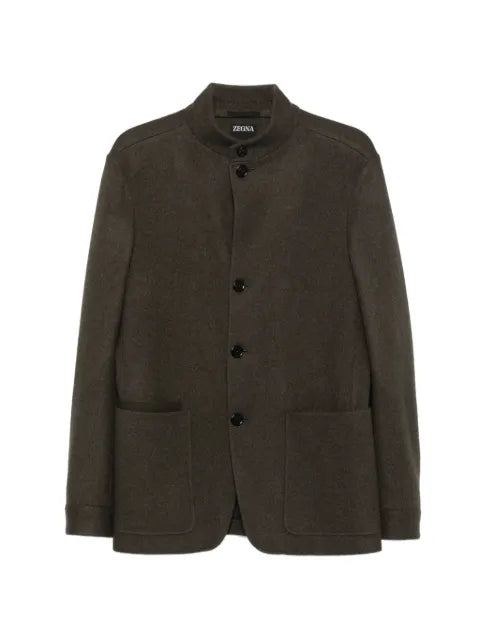 Zegna Il Conte high-neck button-up jacket