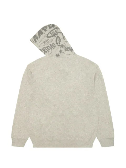 AAPE BY *A BATHING APE® AAPER logo-embroidered zip-up hoodie