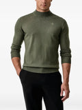 Karl Lagerfeld logo-detail mock-neck sweater