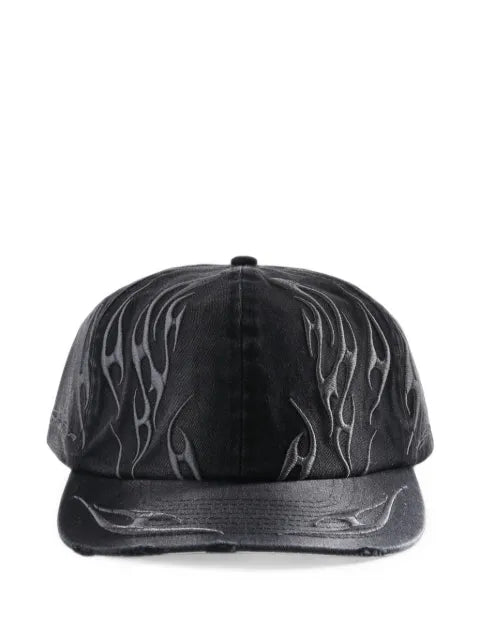 HELLSTAR embroidered distressed baseball cap