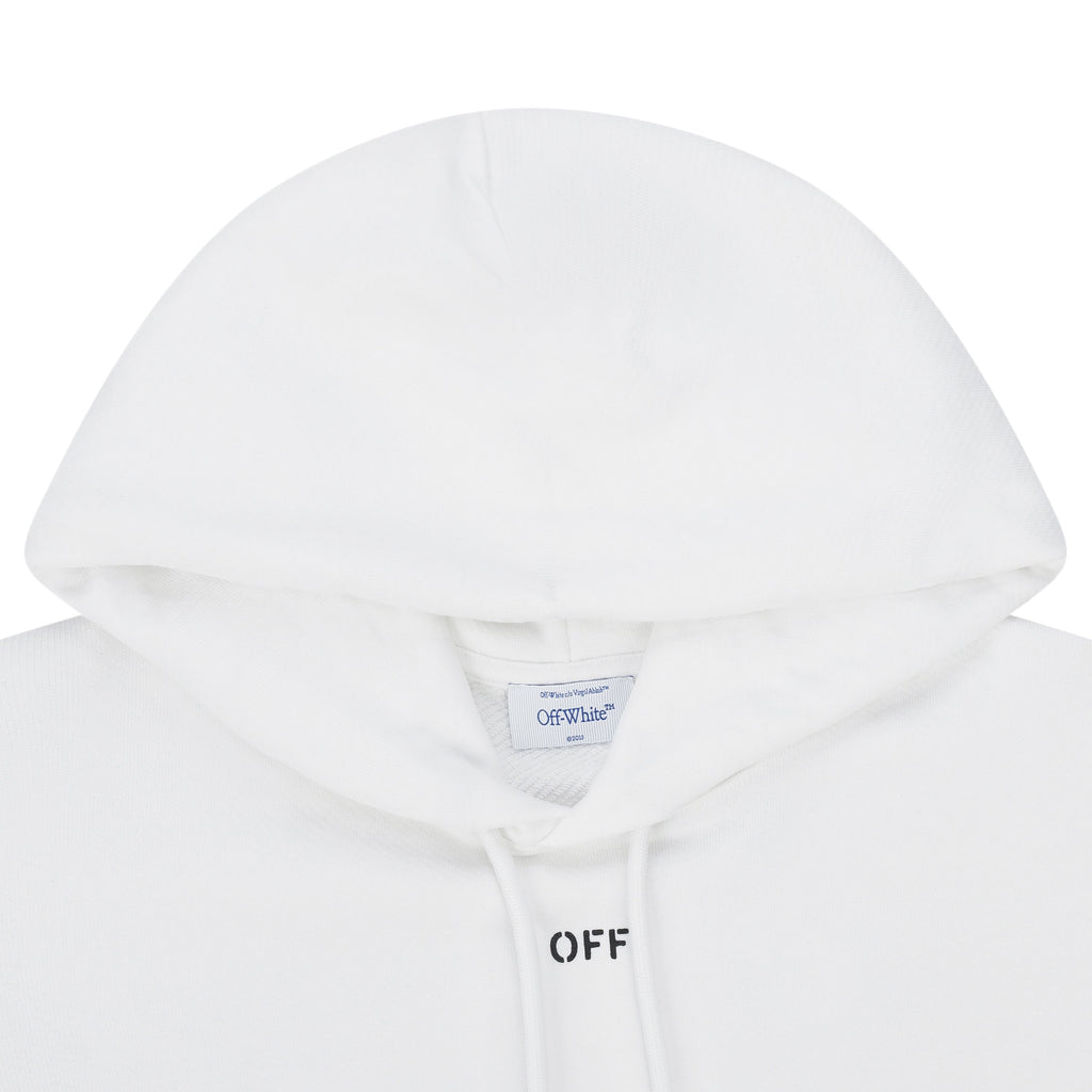 White Spray Arrow Hoodie