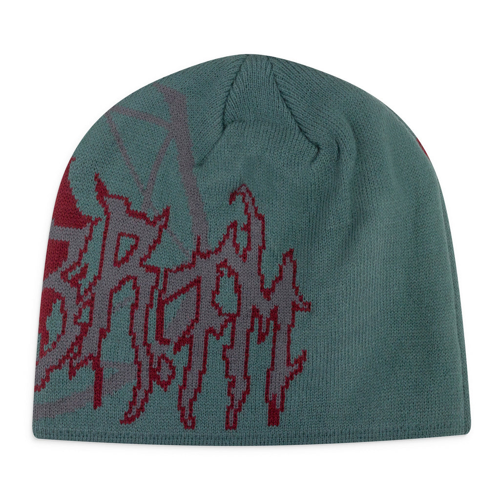 Green/Red Skully Beanie