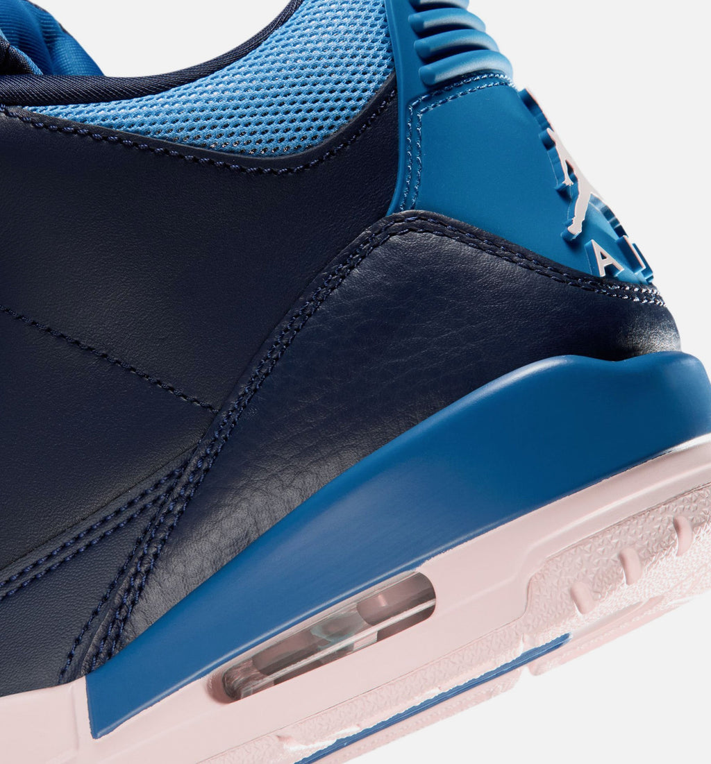 Air Jordan 3 Retro Sport Renaissance Women's Shoes - Obsidian Chalk Track Red
