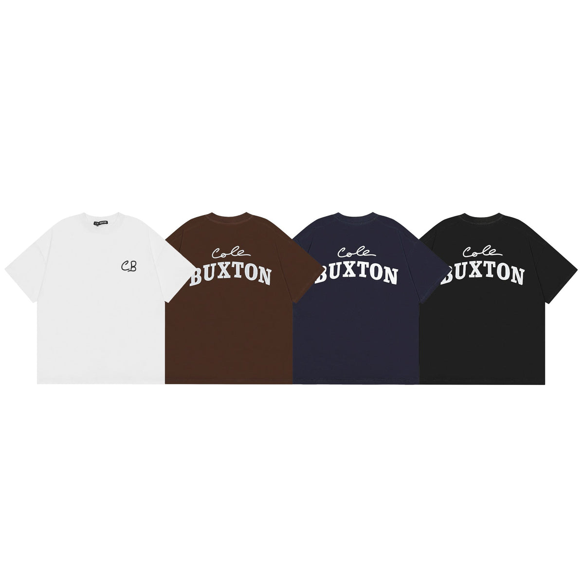 Cole Buxton Multi‑Slogan Graphic Oversized Tee Streetwear Unisex