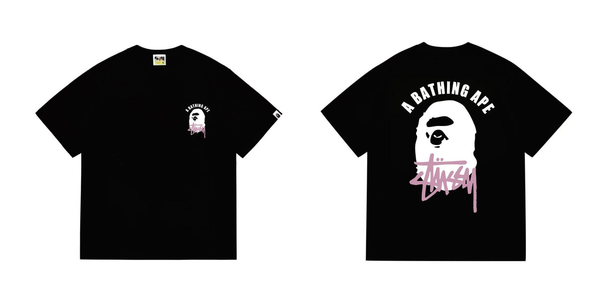 BAPE White Ape Back Graphic T-Shirt