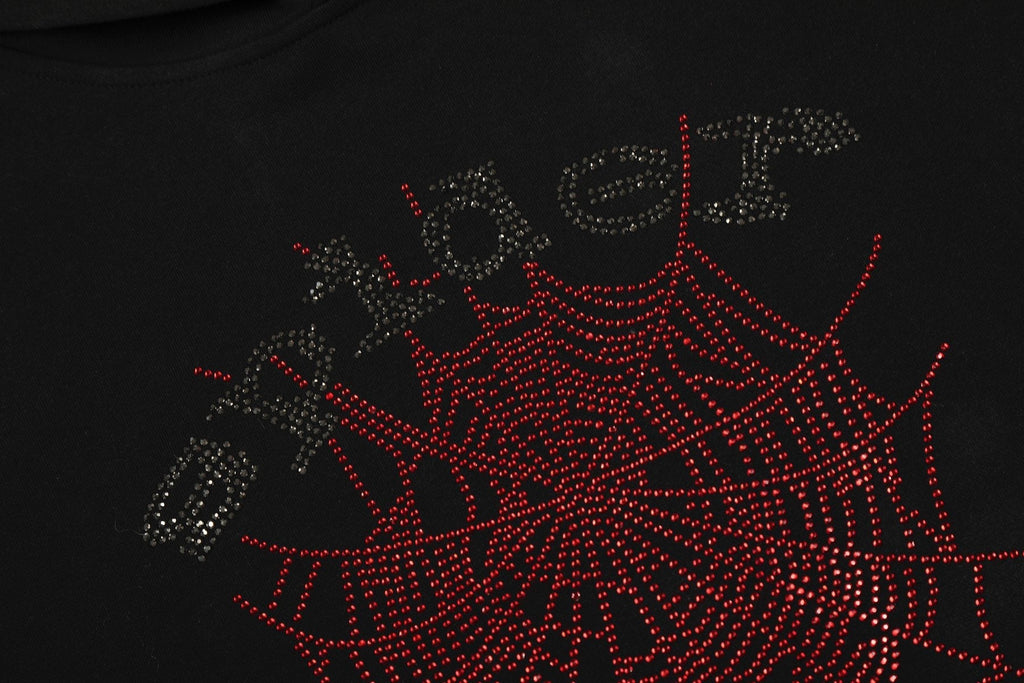 Sp5der Spider Web Graphic Hoodie & Sweatpants Set