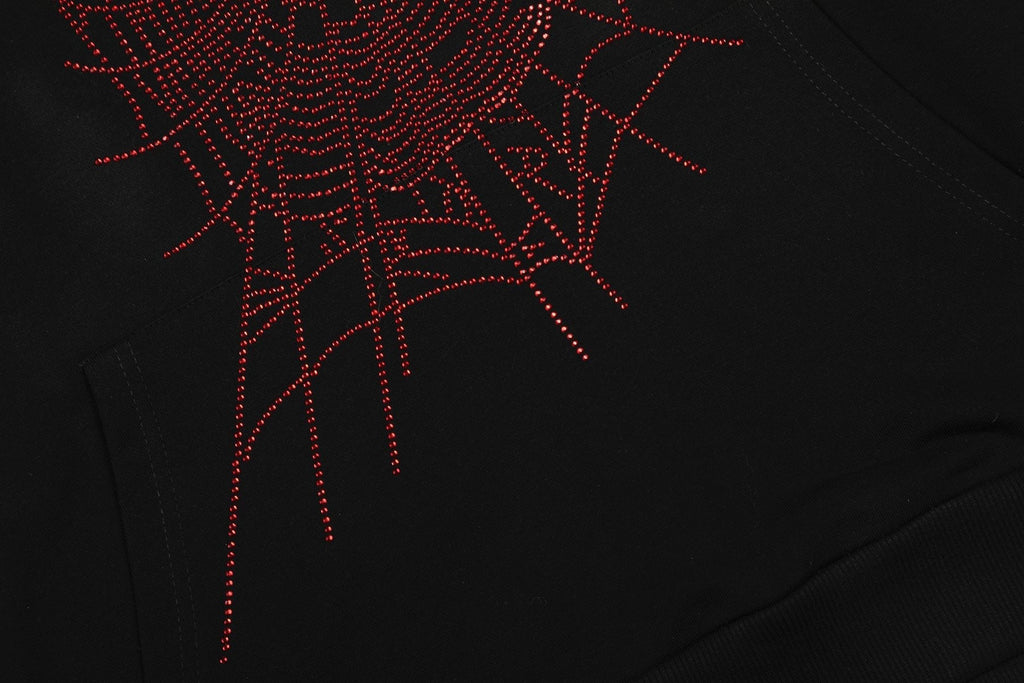 Sp5der Spider Web Graphic Hoodie & Sweatpants Set