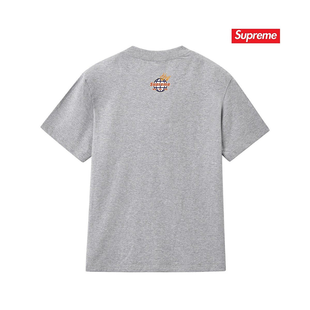 Supreme Flame Globe Graphic Short-Sleeve T-Shirt