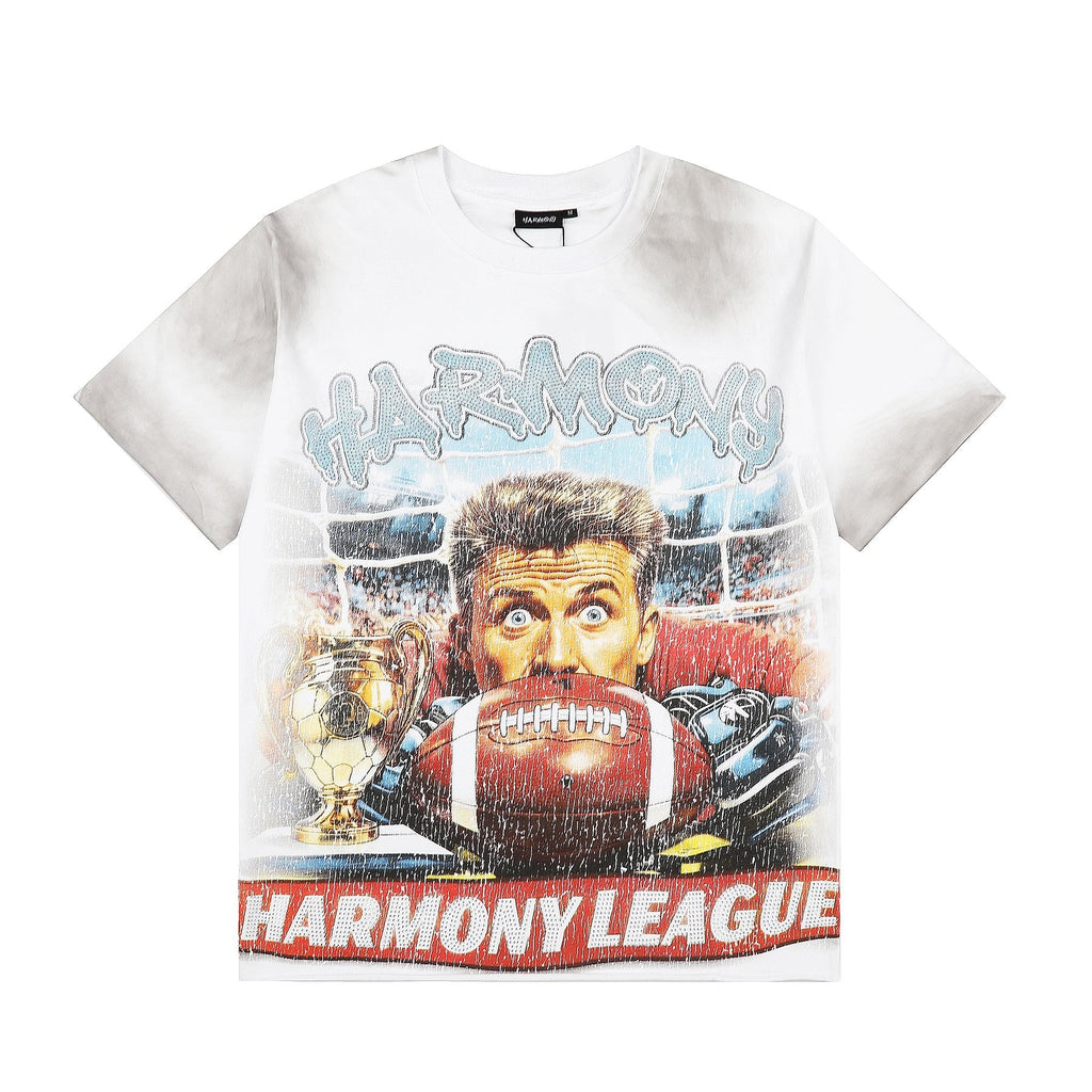 HARMONY Football Graphic T-Shirt