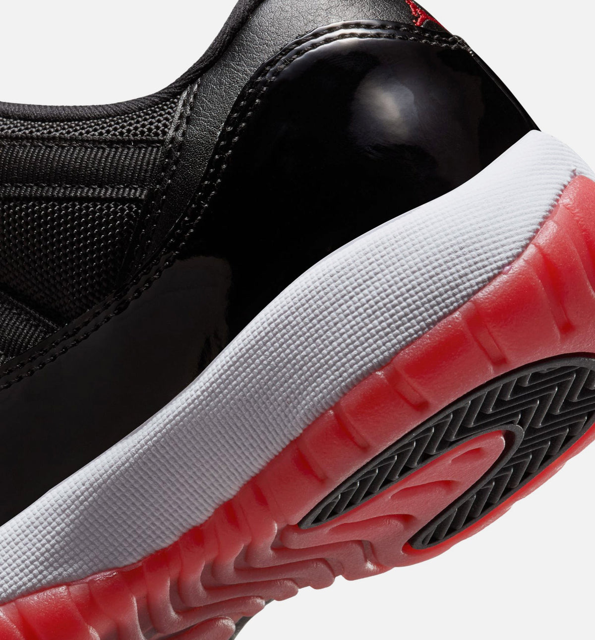 Air Jordan 11 Retro Bred Grade School Lifestyle Shoes - Black/Varsity Red/White