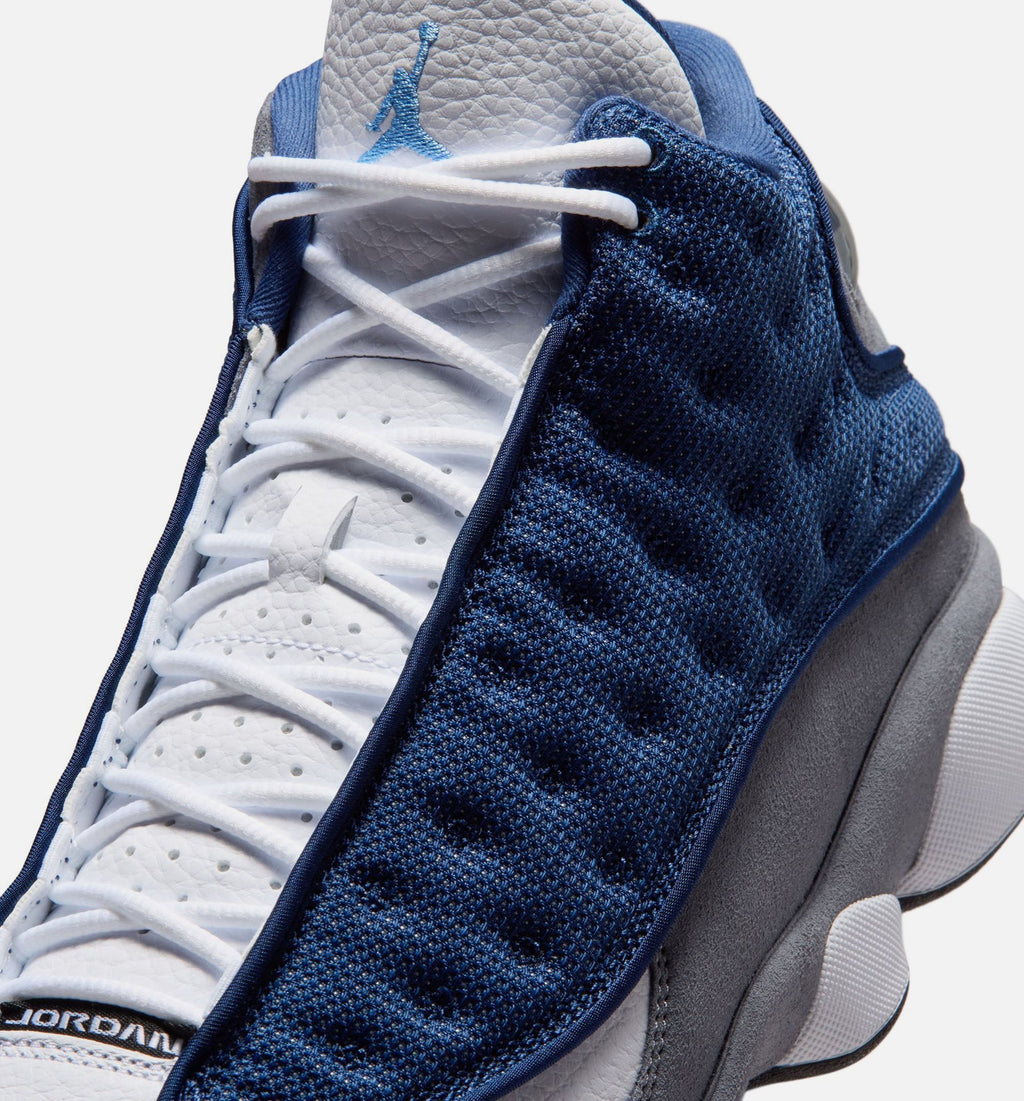 Air Jordan 13 Retro Navy And Flint Grey Men's Lifestyle Shoes - Navy/University Blue/Flint Grey/White