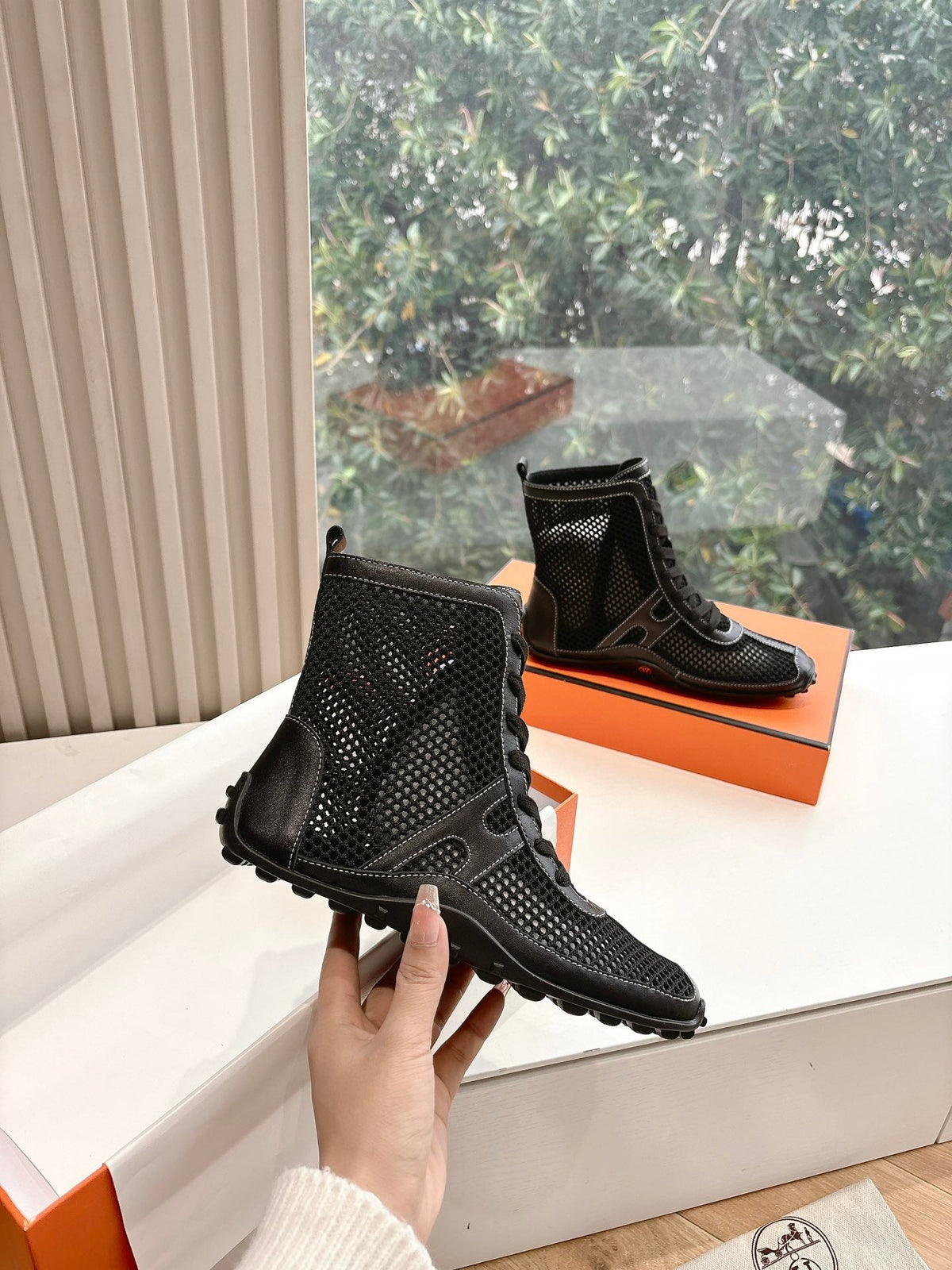 Hermès Bouncing Mesh Sneakers