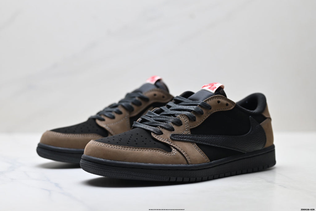 Nike Low-Top Sneakers Black Brown Unisex Style 30