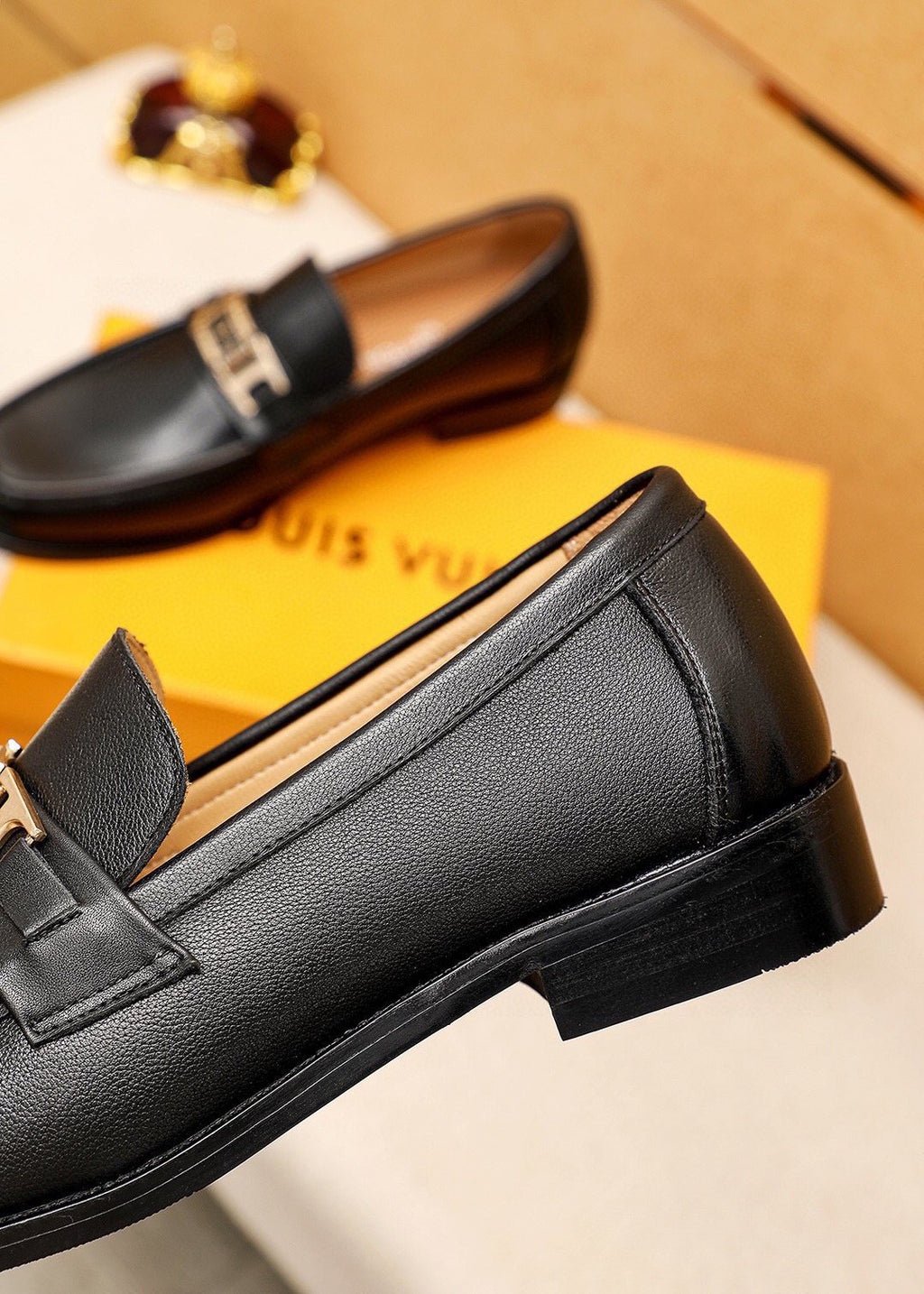 Louis Vuitton Black Hardware Loafers - Smooth Leather Upper
