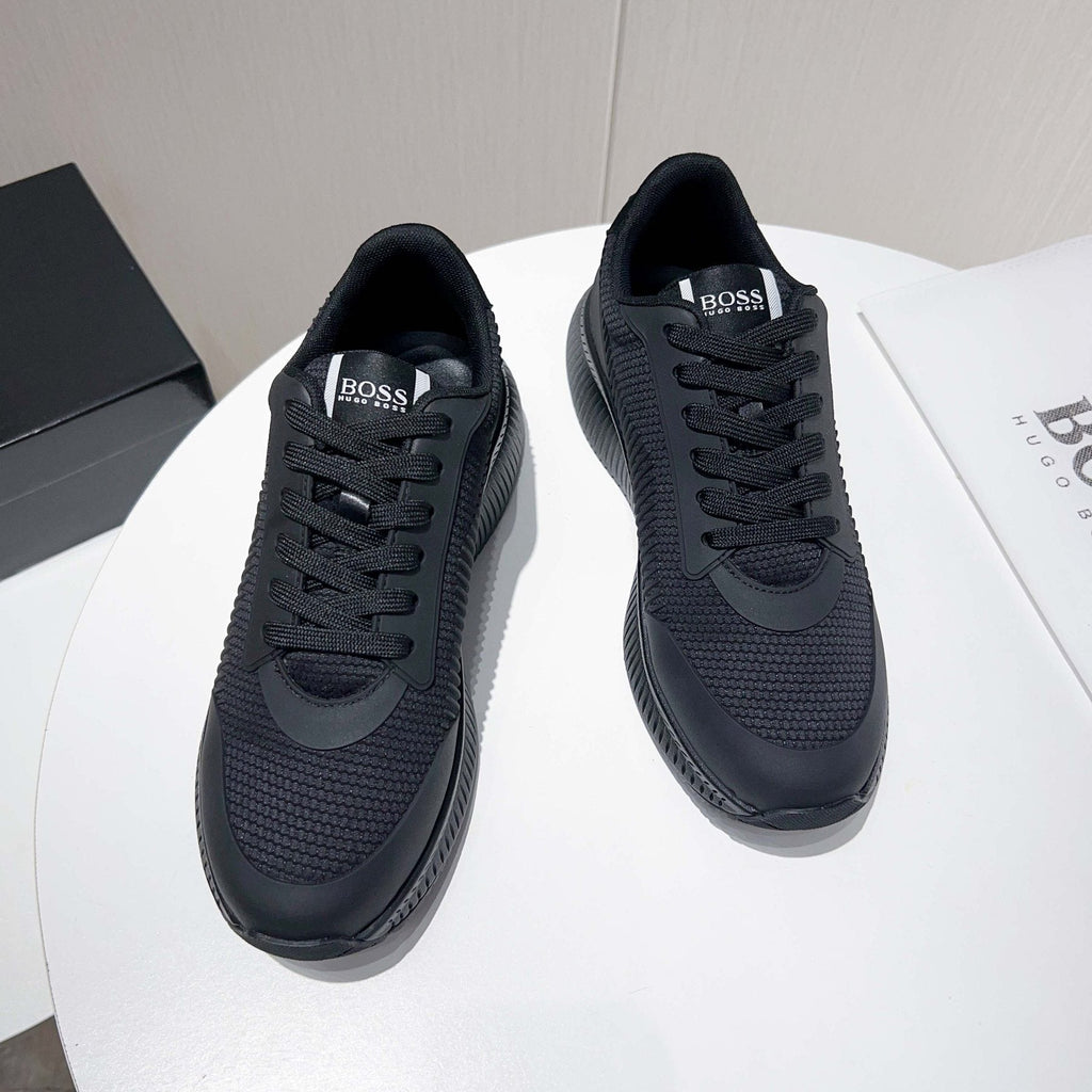 Hugo Boss Black Knit Sneakers