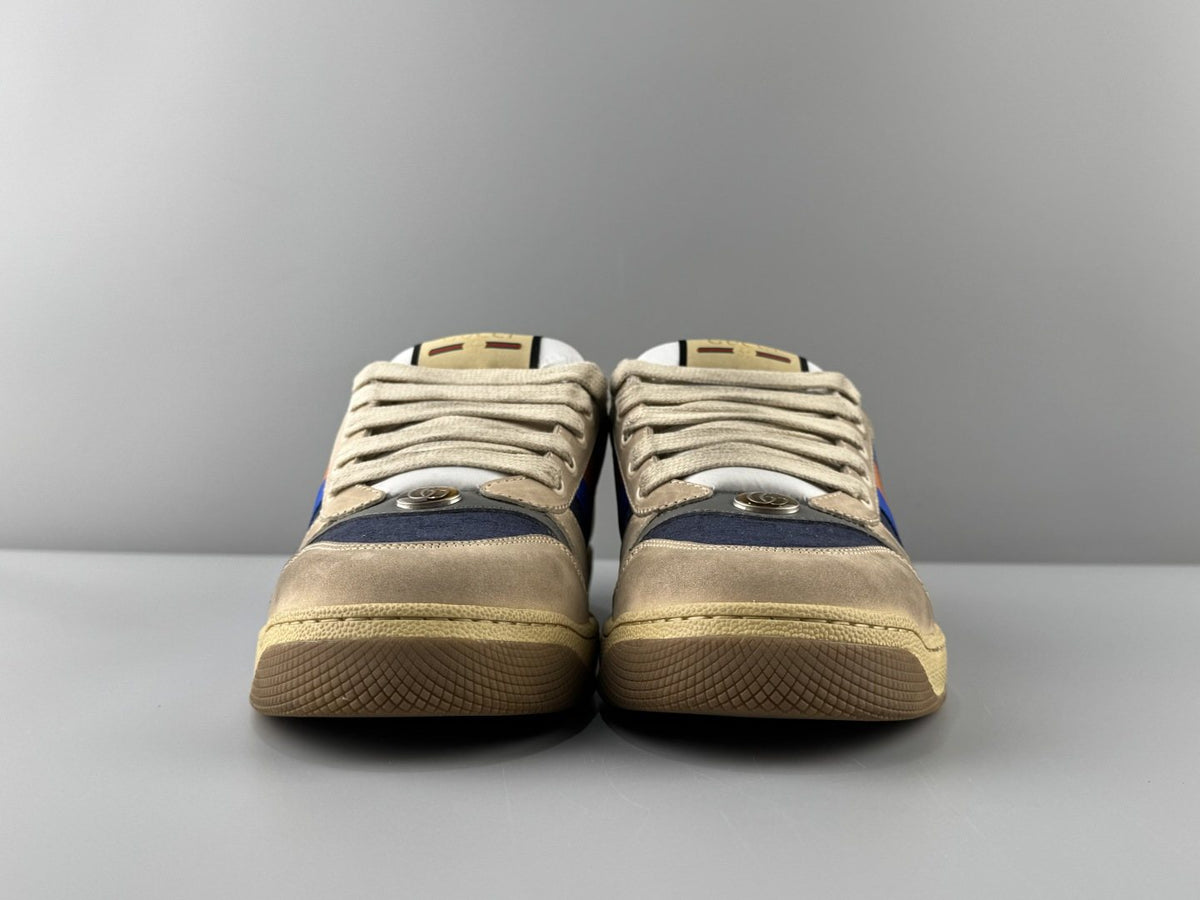 Gucci Aged Stripe Low-Top Sneakers